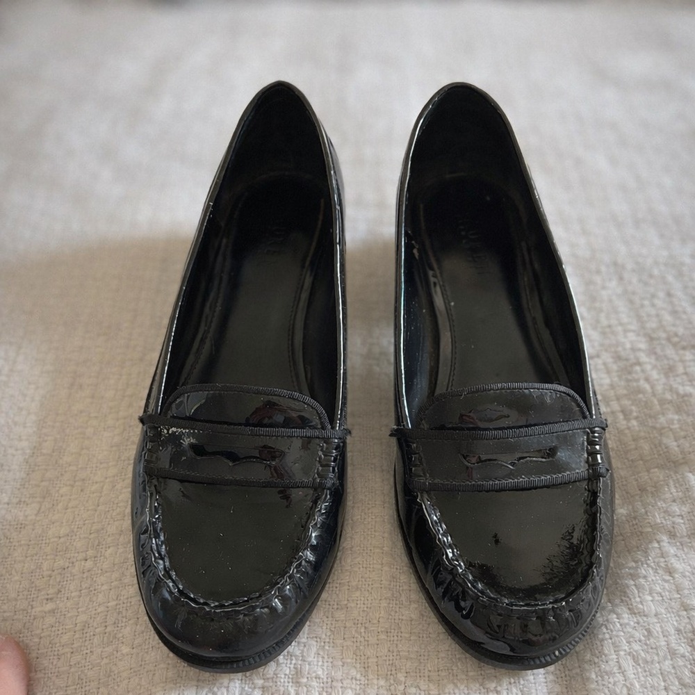 Ralph Lauren Black Patent Leather Loafers